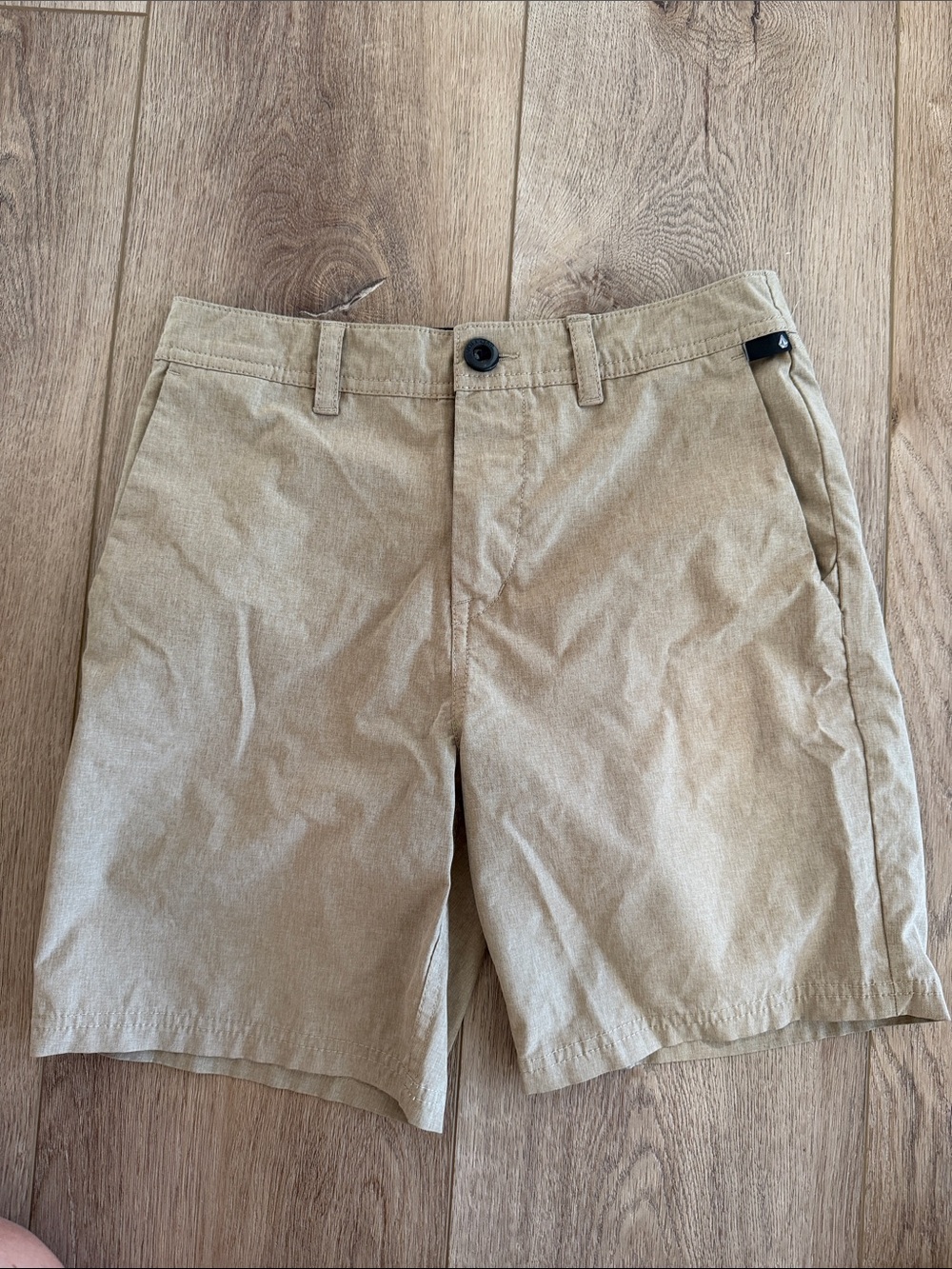 Volcom Boys Tan Hybrid Chino Shorts